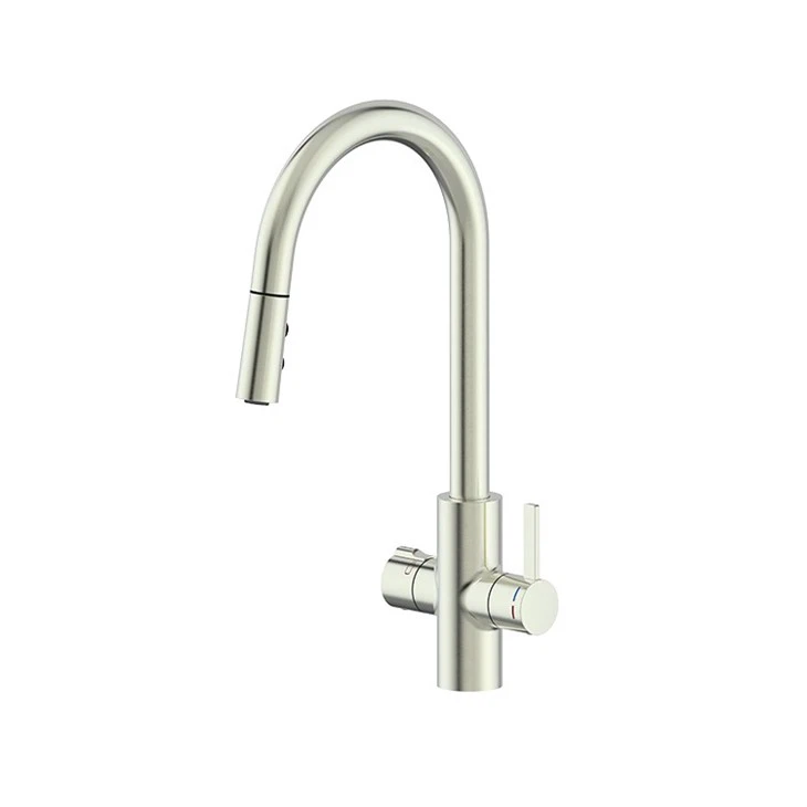 boiling water tap with pull out spray